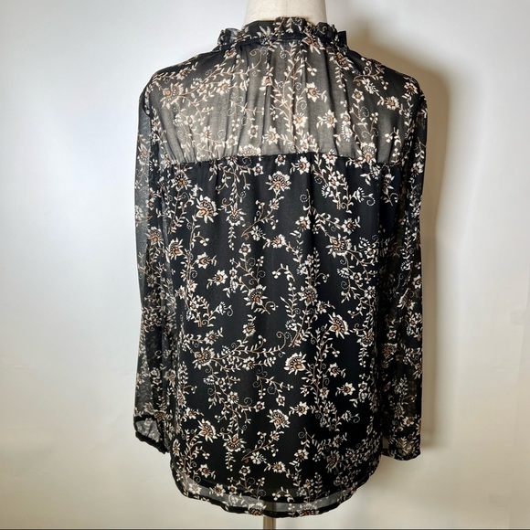 Daniel Rainn | Small Petite | Tassel Tie Blouse - Picture 4 of 12